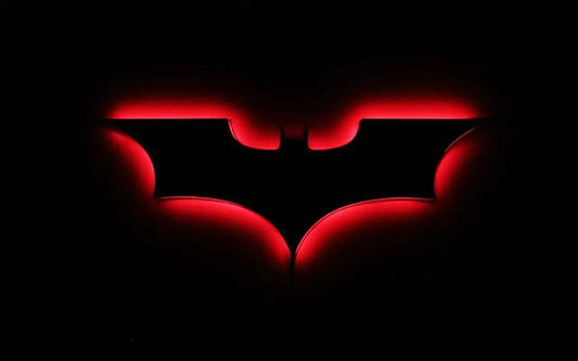 🦇 Lámparas de Pared LED Frías de 40 cm con Logo de Batman